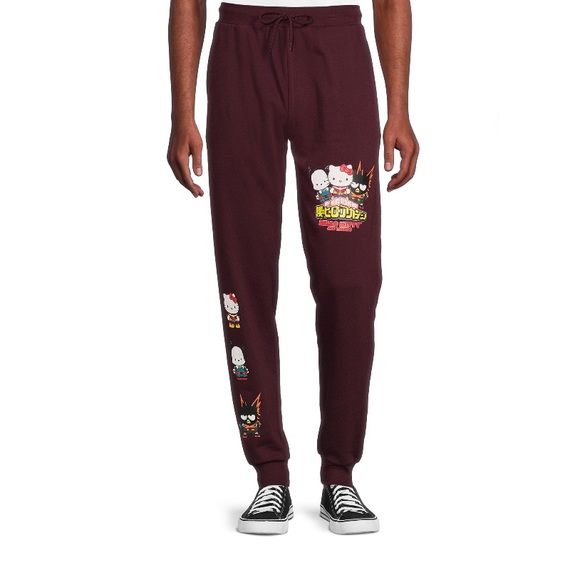 🆕 MY HERO ACADEMIA x HELLO KITTY & FRIENDS Joggers - Sweats - Picture 1 of 4